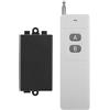 FILFEEL Radiocomando Ricevitore per Cancello, Interruttore 12V Ricevitore Trasmettitore Interruttore Telecomando a Lungo Raggio DC 2CH RF a Lungo Raggio per Porte Ad Azionamento