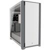 Corsair Case Torre Media Temperata Bianco per PC Gaming con Ventole