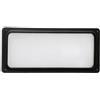 Cristher Lighting - Lampada da incasso COC per esterni (L.27,1 cm), uso esterno IP65, classica lampada da parete per balconi, terrazze, corridoi, facciate, E27 42W, nero.