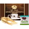 Caffè Vulcanus 50 cialde ESE44 Caffè decaffeinato aromatizzato al ginseng