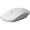 Rapoo Mouse wireless M200 Silent 1300 DPI sensore 12 mesi di durata della batteria tasti silenziosi ergonomici per mancini e destrimani PC e Mac - bianco, compatto