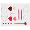 KnitPro Limited edition tunisian crochethookset Amore - 1pc