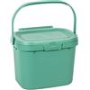 Addis Everyday Kitchen-Cestino per rifiuti Alimentari, 4,5 Litri, Colore: Verde Salvia, Compost Caddy