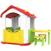 BricoShop24 Casetta per Bambini Plastica 187x108x119 cm con Tavolo e Sedie Esterno