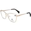 Lanvin LNV2125 Sunglasses, 703 Yellow Gold, 56 Unisex