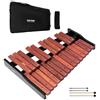 VEVOR Glockenspiel Xilofono, 25 Note, Strumento a Percussione Professionale in Legno, con 4 Bacchette, Borsa per il Trasporto, Kit di Strumenti Musicali Glockenspiel per Principianti