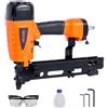 VEVOR Troncatrice Sparachiodi Pneumatica, Calibro 16, 10,8 mm, Corona Media, Lunghezza da 25 mm a 50 mm, da 70 a 120 PSI, per Coperture di Tetti, Rivestimenti di Pareti, Recinzioni e Sottopavimenti