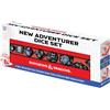 Sirius Dice D&D New Adventure - Set di dadi neri con custodia rossa
