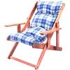 HOUSE COLLECTION Poltrona Comodone, Blu e Bianco, 102x87 x 82 m