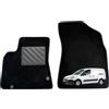 MTC Automotive Tappetini per Citroen Berlingo 2008-2018 Van 2pz, su Misura, Antiscivolo, battitacco in gomma rinforzata, bottoni di fissaggio