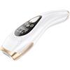 Slikwave Epilatore Luce Pulsata 9 Livelli Con 6 Accessori, Epilatore Laser Peli Donna/Uomo Con Modalità Manuale E Automatica, Sensore Di Contatto, Funzione Ice Cool per,Bianco