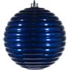 ARPIMEX Sfera Rigata di Natale D 200 Mm Plastica Blu Scuro