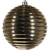ARPIMEX Sfera Rigata di Natale D 200 Mm Plastica Oro