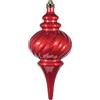 ARPIMEX Ornamento di Natale a Spirale Appuntito 11,5 x 26,5 Cm Plastica Rosso