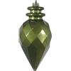 ARPIMEX Ornamento di Natale Diamante Appuntito 11,5 x 25 Cm Plastica Verde Muschio