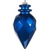 ARPIMEX Ornamento di Natale Diamante Appuntito 11,5 x 25 Cm Plastica Blu Scuro