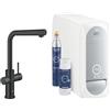 Grohe Rubinetto Cucina Grohe Blue Home Bocca L Nero Opaco con Doccetta estraibile | 31539KS0 Nero Opaco 230 V