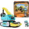 Rubble & Crew, Camion Giocattolo Motor's Wrecking Ball con Action Figure e Giocattoli mobili da Cantiere, Giocattoli per Bambini dai 3 Anni in su