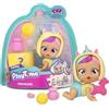 IMC Toys PLAYTIME CRY BABIES Day Care Ashley, Bambola Gattonanti da Collezione Day Care Babies, con 5+ Accessori, che Piangono Lacrime Vere con Funzione Magica, Bambini dai 4 ai 6 Anni
