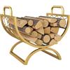 Outsunny Portalegna per interni 46 x 36 x 41cm Oro | Aosom Italy