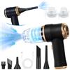 BELIBUY Mini Car Vacuum 12000Pa Portable Cordless Handheld Vacuum Cleaner and Air Duster with 2 Filter for Car, Sofa, Office, Pet, Home