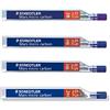 STAEDTLER Mars Micro Carbon 250 - 4 tubetti di mine per matite, 0,5 mm, 2B, HB, HB, 2H, 4 tubetti per confezione (48 mine)