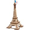 UGEARS Torre di Parigi Puzzle 3D per Adulti - Kit di Modellismo Puzzle in Legno per Uomini - Rompecabezas 3D per Adulti - Kit di Modello in Legno da Costruire