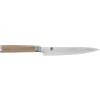 KAI Shun Classic White coltello universale giapponese 15 cm lunghezza lama - coltello damasco 32 strati nucleo VG MAX - 61 (±1) HRC - manico in legno Pakka -piccolo coltello da cucina forgiato stretto