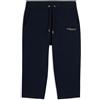 FREDDY Pantaloni Corsaro Donna in Jersey con Logo Perline Dorate