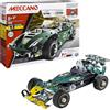 BANDAI - Meccano Cabriolet Retro Friction - Kit di Costruzione 5 Modelli - 225 pezzi, motore retro-frizione, attrezzi, istruzioni - Kit Attività assemblaggio auto - Giocattolo Bambini 8+ - APM20102
