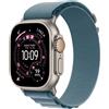 Apple Watch Ultra 3 GPS Cellular 49mm Titanio Blu Chiaro con Alpine Loop