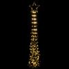 BAKAJI Stella Cometa per Albero di Natale Puntale Cascata con 465 Led Bianco Caldo