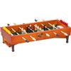 LIFETIME Mini Calcio Balilla in Legno Biliardino da Tavolo 6 Stecche 14 Omini 24x29x8cm