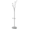 ALBA Appendiabiti 5 posti 175cm grigio/bianco C/PORTAOMBRELLI ALBA