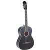 GEWA Chitarra classica, Chitarra Basic, corpo tiglio, tastiera in legno di pakka, meccaniche cromate, 3/4 nero