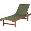 Classic Accessories Montlake FadeSafe - Fodera per chaise longue, 182,9 x 53,3 cm, colore: Fern