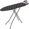 JATA HOGAR HPLA8100 Asse da stiro con superficie da stiro 110 x 32 cm Altezza regolabile fino a 92 cm Appoggio per stirare piegato Dimensioni: 150 x 40 x 7 cm