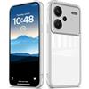 RankOne Custodia per Redmi Note 13 Pro+ / Redmi Note 13 ProPlus (6.67 Inches) Cover Morbida in Silicone TPU - Erba Viola