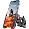 Lamicall Supporto Telefono Bicicletta - [No Blocca la Telecamera] 360° Rotazione, Porta Cellulare Moto Universale, Fissaggio e Rimozione Rapido, per iPhone 17/16/15/14/13/12 e 4,7-7 Smartphone