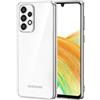 NEW'C Cover per Samsung Galaxy A33 5G, Custodia Gel Trasparente Morbida Silicone Sottile TPU [Ultra Leggera e Chiaro]