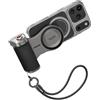 TELESIN Master Grip Kit, Magnetica Impugnatura per MagSafe/iPhone/Android, Integrata 3200 mAh Batteria, Ricarica Wireless, DSLR Stile Impugnatura per Foto/Video, Kit con Custodia per iPhone 17 Pro