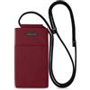 Adore June Borsa Tracolla Move compatibile con 6,7-7,0 Pollice Smartphones (come iPhone 17 Pro Max, iPhone 16 Pro Max, 16 Plus, Galaxy S25 Ultra, Pixel 10 Pro XL), Cinghia Regolabile, Rosso-Bordeaux