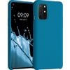 kwmobile Cover per OnePlus 8T Custodia - Back Case per Smartphone in Silicone TPU - Protezione Gommata - blu indaco