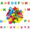 XDGBGFN 300 lettere autoadesive in feltro, adesivi colorati a Z, alfabeto, lettere in feltro, da incollare per scritte e come decorazione per scrapbooking (300, alfabeto)