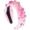 Generic Cerchietto con nodo per ragazze,Fasce annodate a forma di donna,Cerchietto annodato con nodo Fascia annodata | per capelli con ciondolo, fasce di moda, fascia con nodo, fasce carine