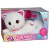 Gipsy Toys - Cuty Bella Fashionista - Peluche Interactive Cat Cuty Bella Fashionista - Morbido che si illumina al ritmo di graziose melodie - 30 cm - Bianco Rosa