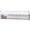 Tecnodom Vetrina refrigerata per pizza in acciaio inox con motore a SINISTRA Modello VR4150VDSX