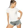 Nike One Classic DriFIT Short Sleeve T-Shirt, White/Black, L Donna