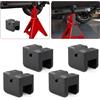 JNNJ Tamponi in Gomma per Cric Sollevatore Auto Ponte, Cuscino Universale per Cric e Elevatori (4Pcs)