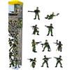 Plastoy - Militare Commando 1 - Funzionamento Jungle- 10 Figure Set - Soldati -